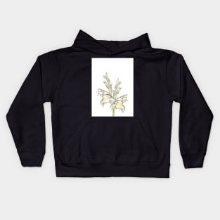 yellow Flower Kids Hoodie